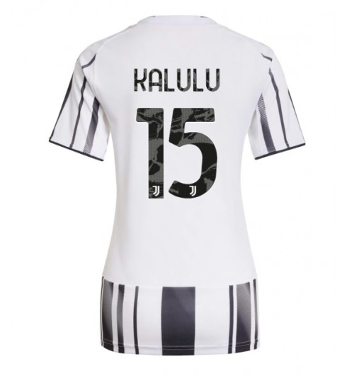 Juventus Pierre Kalulu #15 Hjemmedrakt Dame 2025-26 Korte ermer Juventus Pierre Kalulu #15 Hjemmedrakt Dame 2025-26 Korte ermer